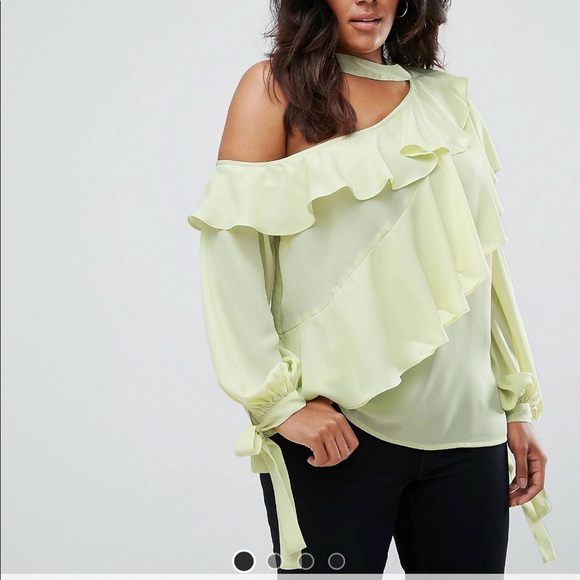 ASOS Curve Tops - NWT ASOS Curve ruffle blouse 24
